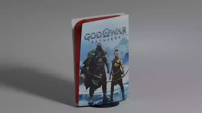 Playstation 5 - God of war - Sony Low-poly 3D model