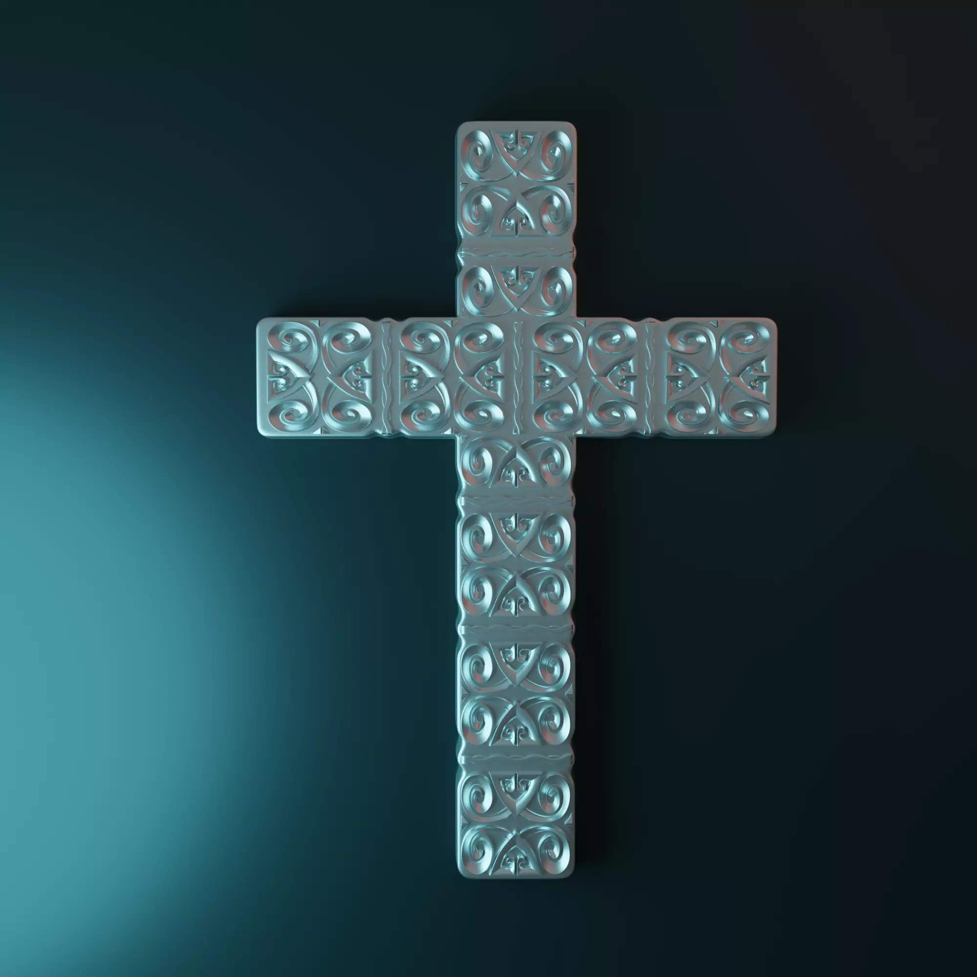 3D Model STL file for CNC router Wall CROSS 3D print model_0