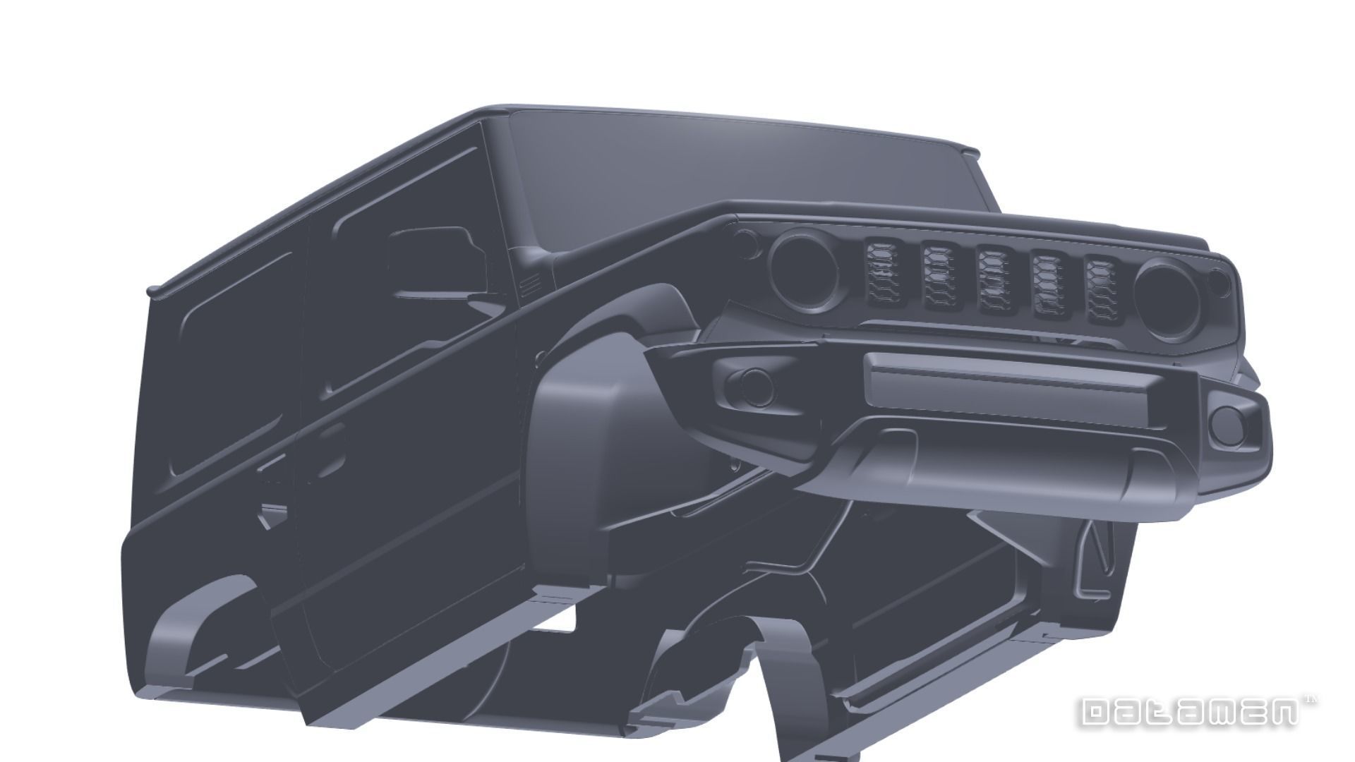 2019 2023 Suzuki Jimny 3D Scan Surface Data 3D model_4