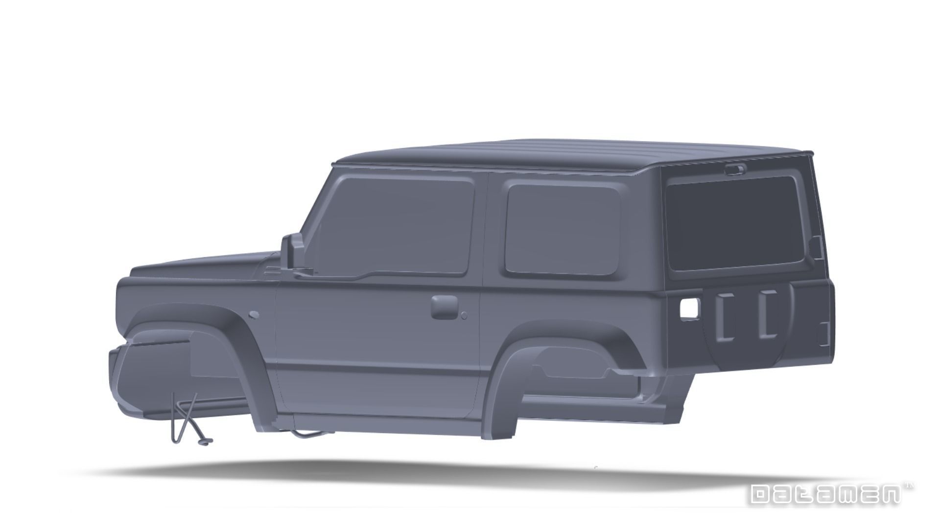 2019 2023 Suzuki Jimny 3D Scan Surface Data 3D model_3