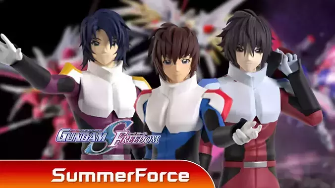 Mobile Suit Gundam SEED Freedom 3D Model Collection