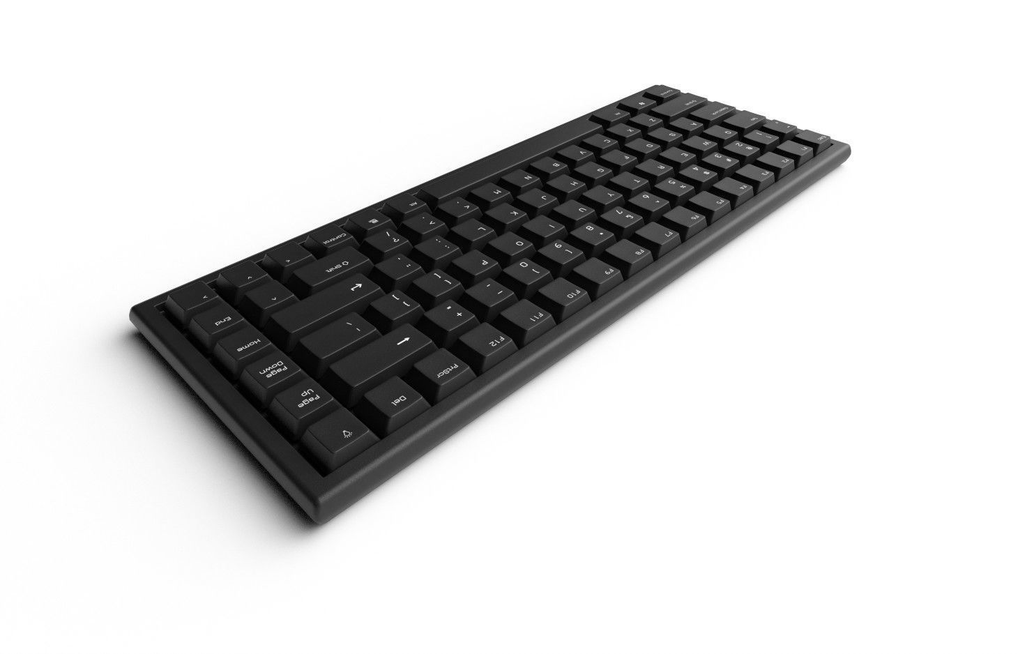 Pc Keyboard M04 Low-poly 3D model_4