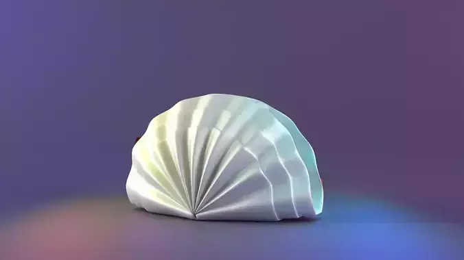 shell candle without pearls