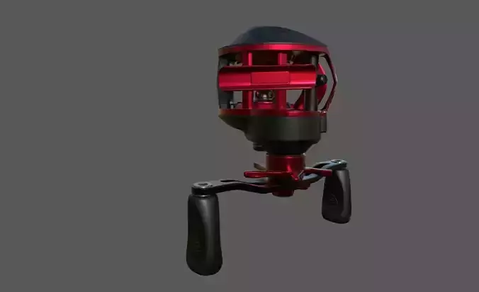 Favorite Fire Stick Casting  Reel 3D Game ready Model Low-poly 3D model