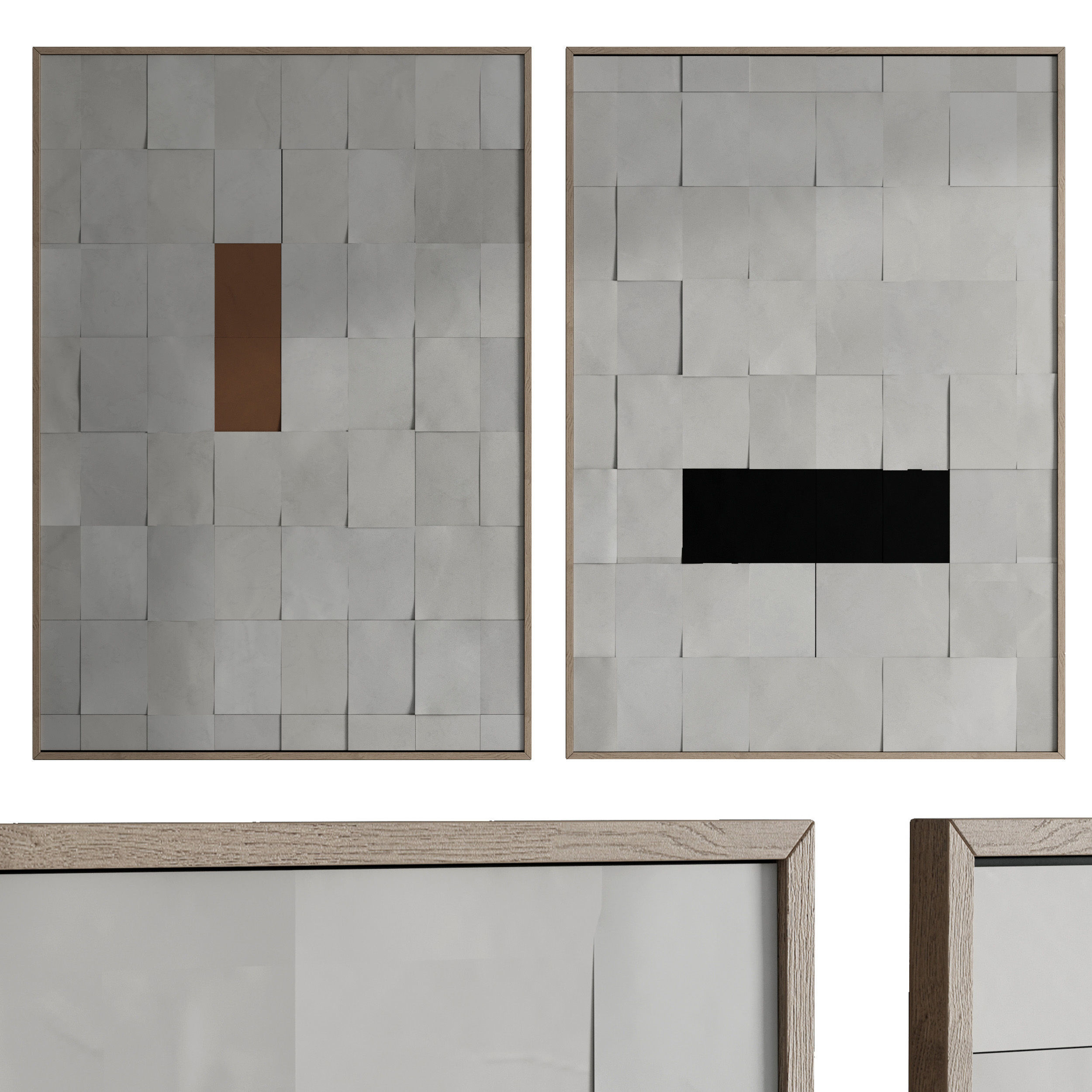 Simone Polk - patches 3D Art Low-poly 3D model_4