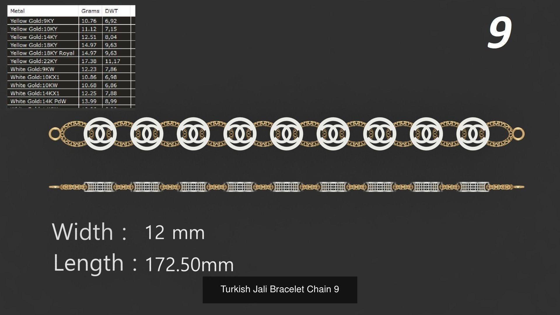 Turkish Jali Bracelets Chains pack bundle collection bulk _3