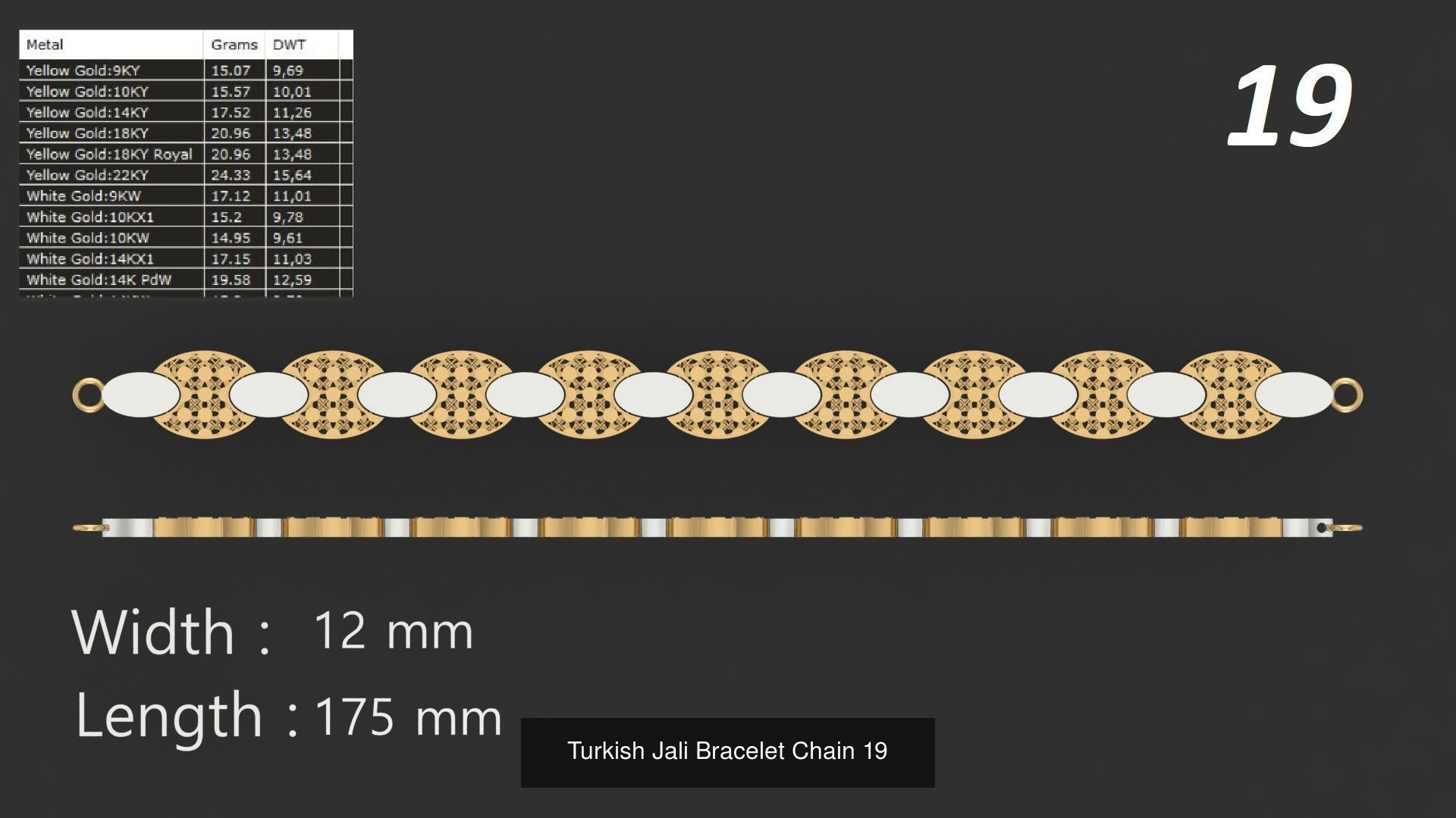 Turkish Jali Bracelets Chains pack bundle collection bulk _12