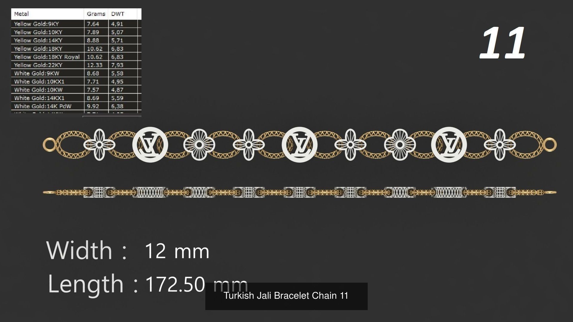 Turkish Jali Bracelets Chains pack bundle collection bulk _20