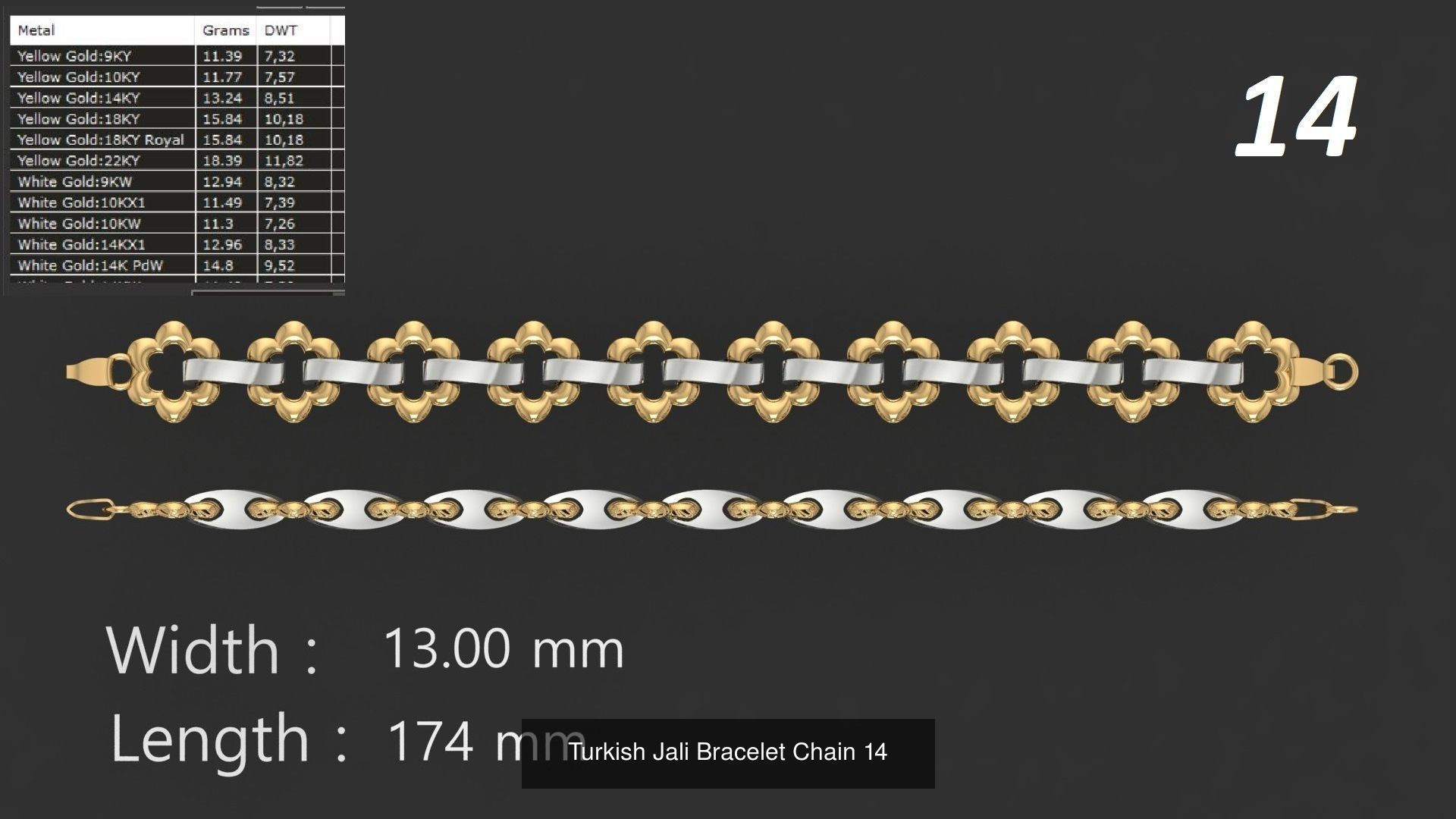 Turkish Jali Bracelets Chains pack bundle collection bulk _17