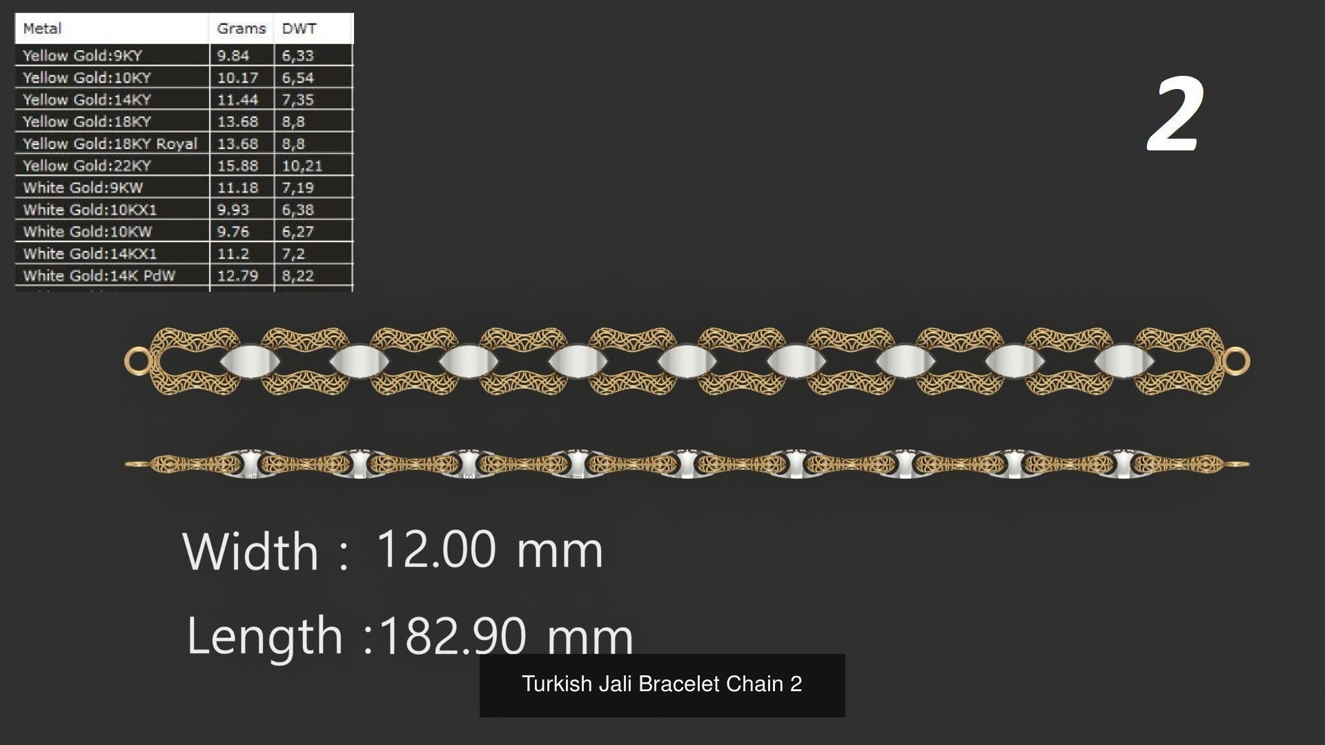 Turkish Jali Bracelets Chains pack bundle collection bulk _11