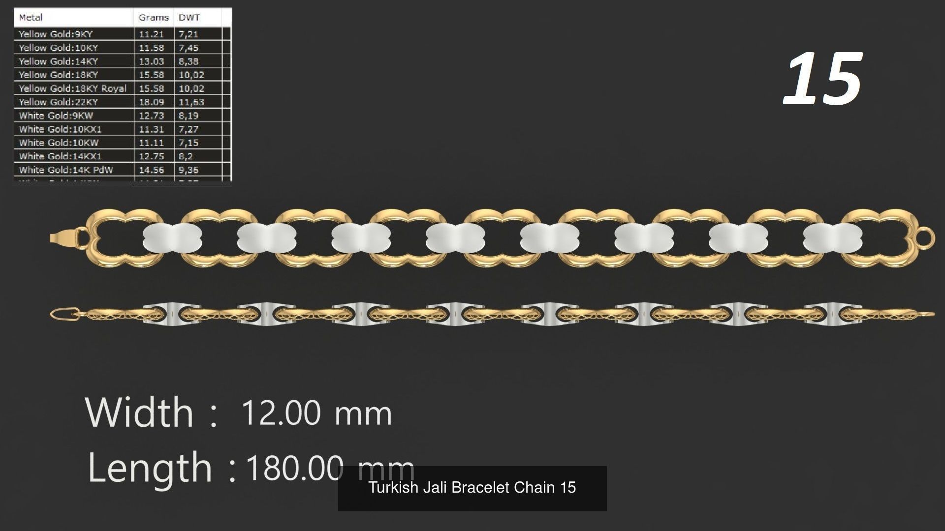 Turkish Jali Bracelets Chains pack bundle collection bulk _16