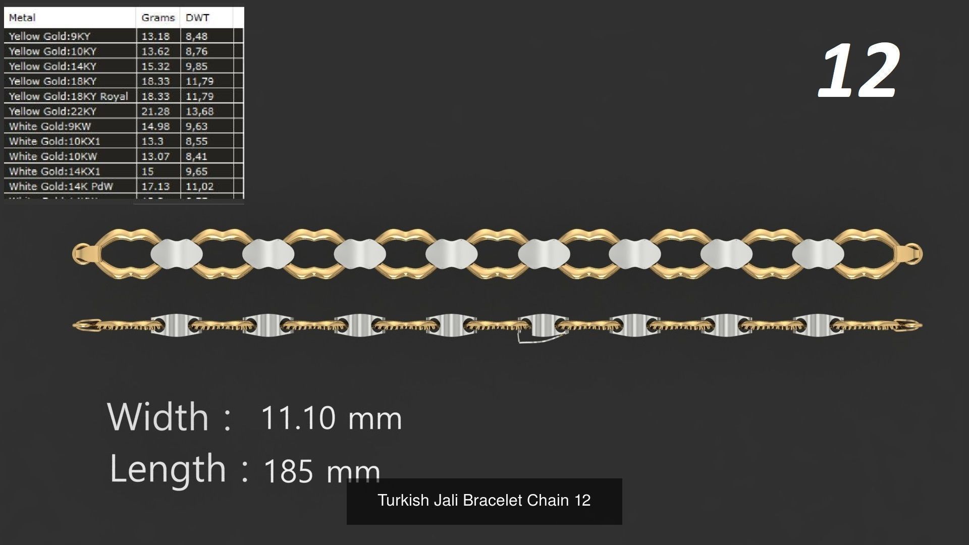 Turkish Jali Bracelets Chains pack bundle collection bulk _19