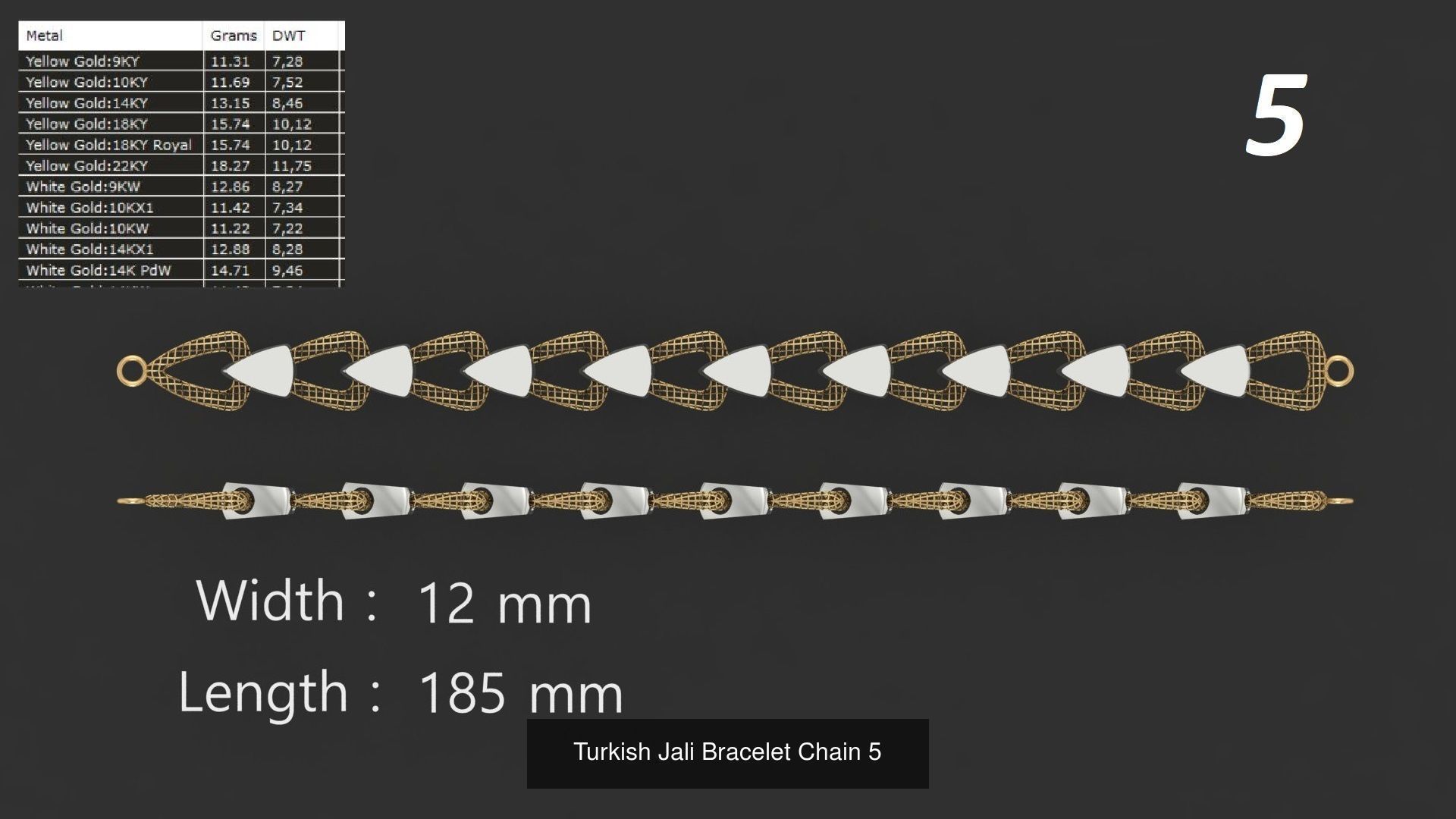 Turkish Jali Bracelets Chains pack bundle collection bulk _7