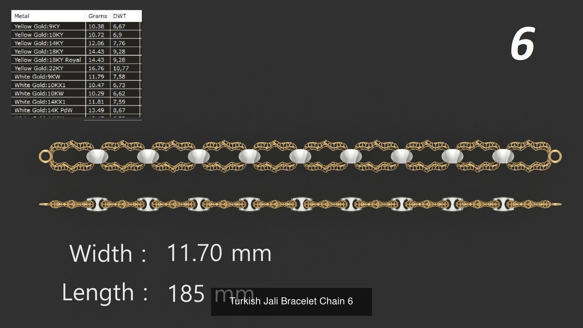 Turkish Jali Bracelets Chains pack bundle collection bulk _6