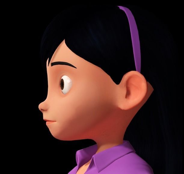Violet Parr - 3D Fully Rigged Model 3D model_6