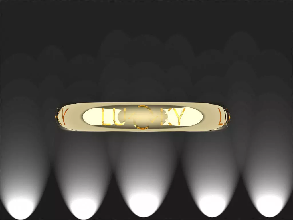 Lucky ring Free 3D print model
