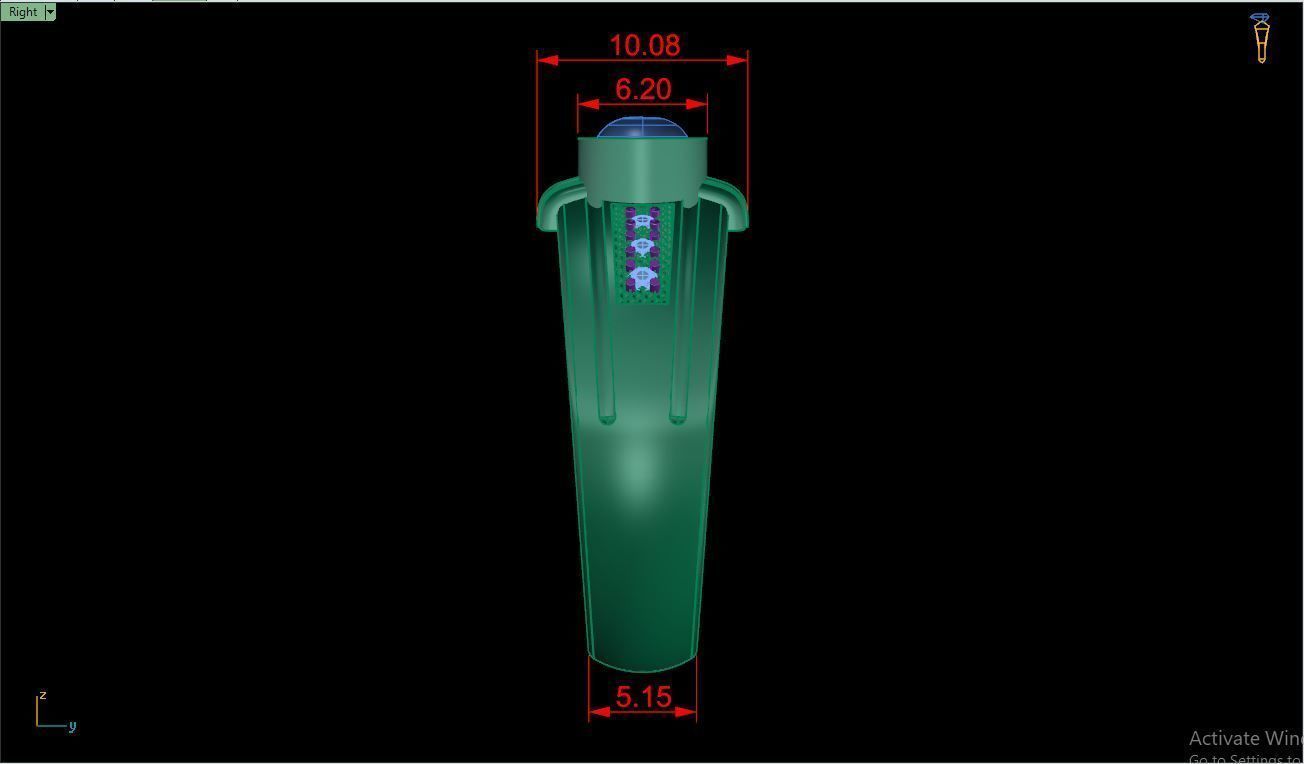 Ring M150 Mens luxury ring with gem 3D print model_17