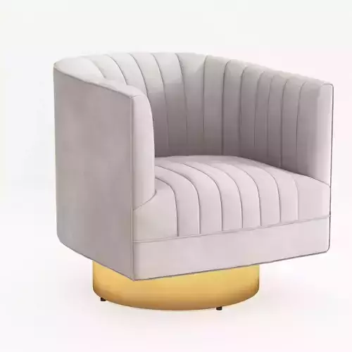 Swivel Barrel Chair