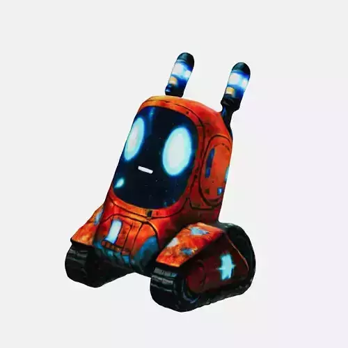 Small robot 3D model