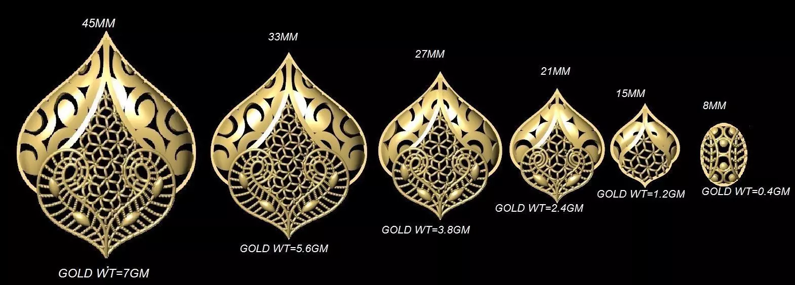 Turkish Kuwaiti dubai style Jali sets 095 3D print model_0
