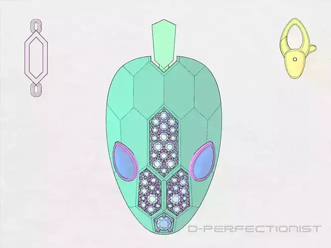 BVLGARI Serpenti Necklace - Half Diamond