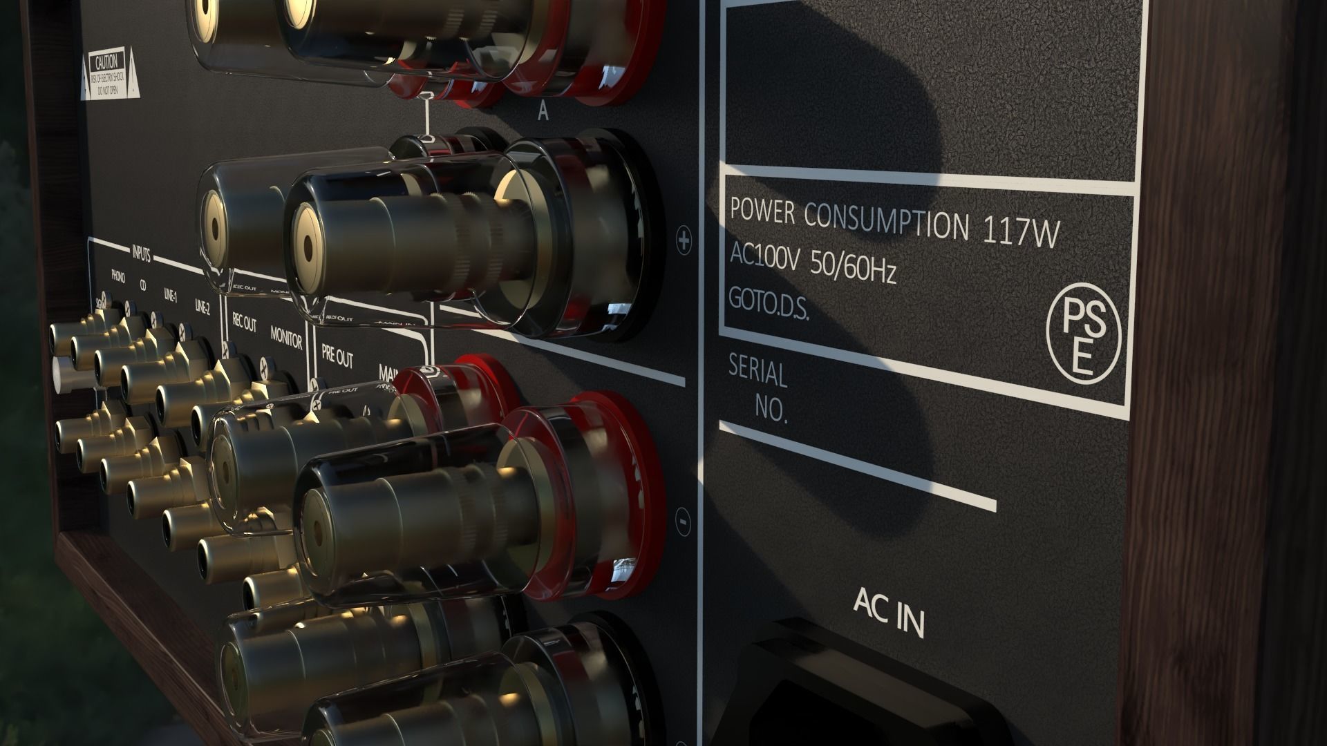 Luxman L-305 3D model_4