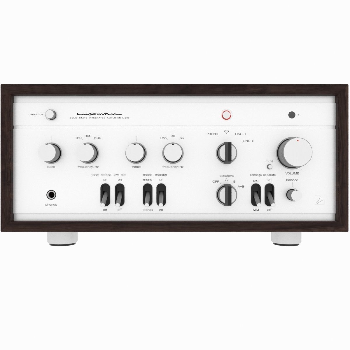 Luxman L-305 3D model_1