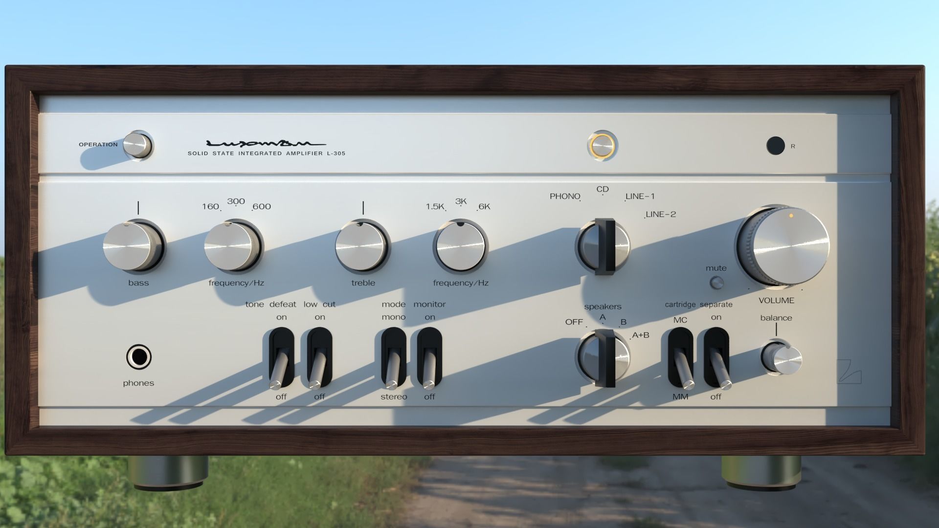 Luxman L-305 3D model_3