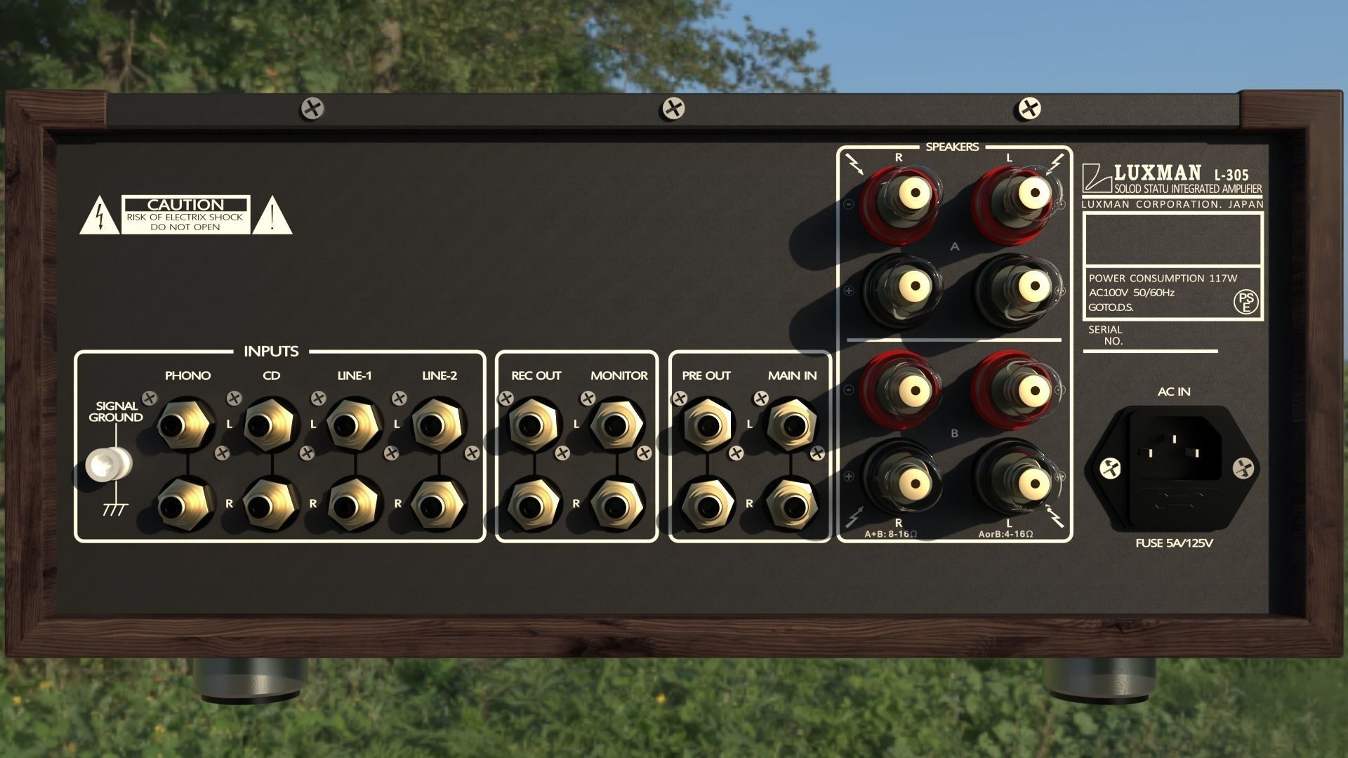 Luxman L-305 3D model_2