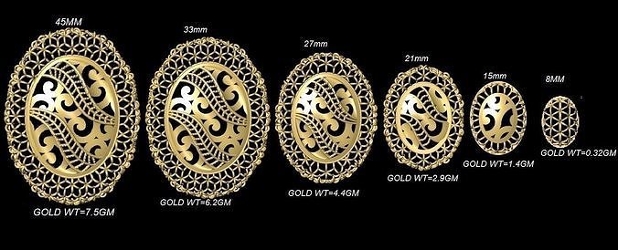 Turkish Kuwaiti dubai style Jali sets 074 3D print model