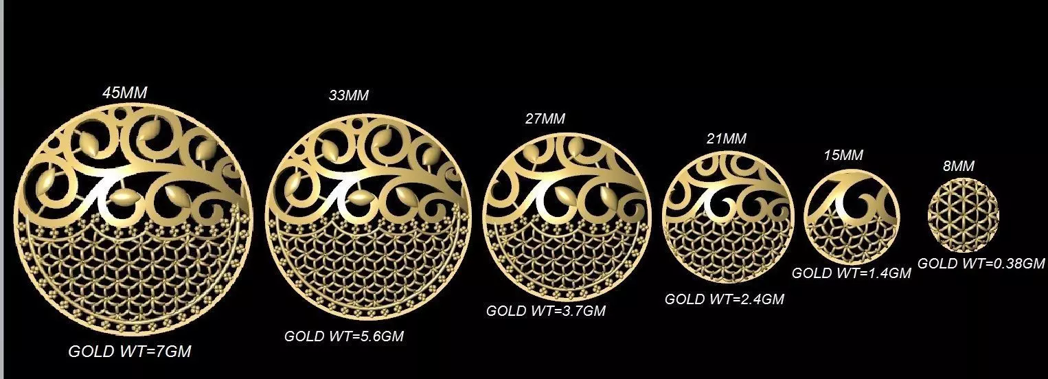 Turkish Kuwaiti dubai style Jali sets 062 3D print model_0