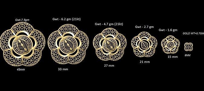 Turkish Kuwaiti dubai style Jali sets 061 3D print model
