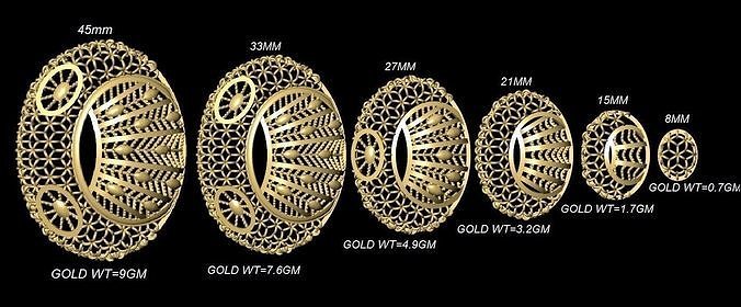 Turkish Kuwaiti dubai style Jali sets 050 3D print model