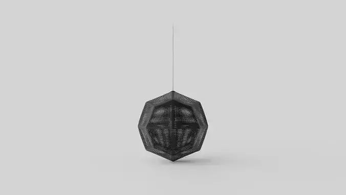 Etch Steel Ceiling Lamp 1