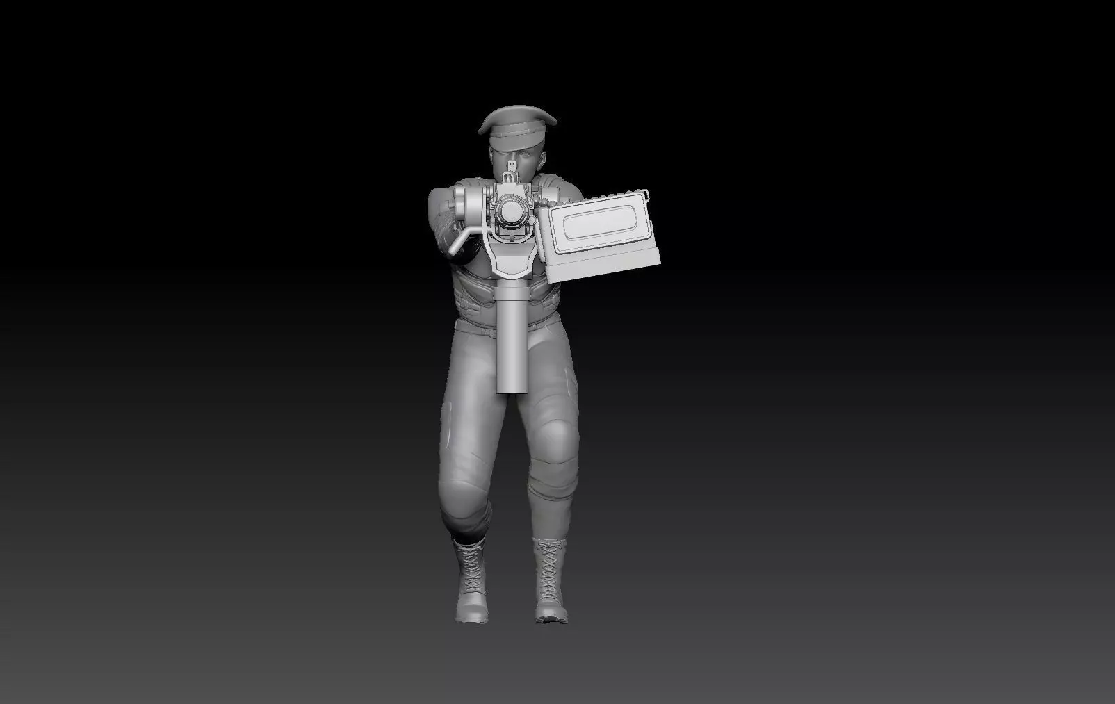 APOCALYPSE CAPTAIN MECHA MILITARY 1 3D print model_0