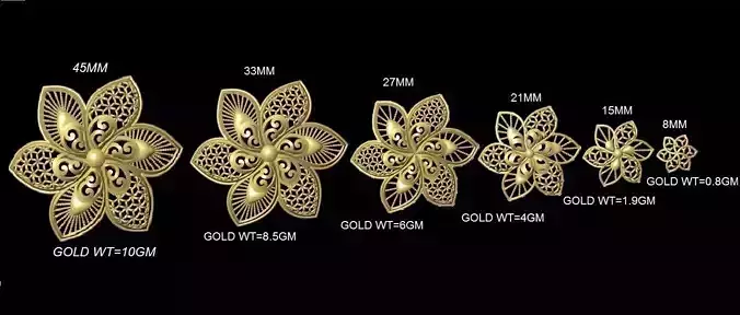 Turkish Kuwaiti dubai style Jali sets 018 3D print model