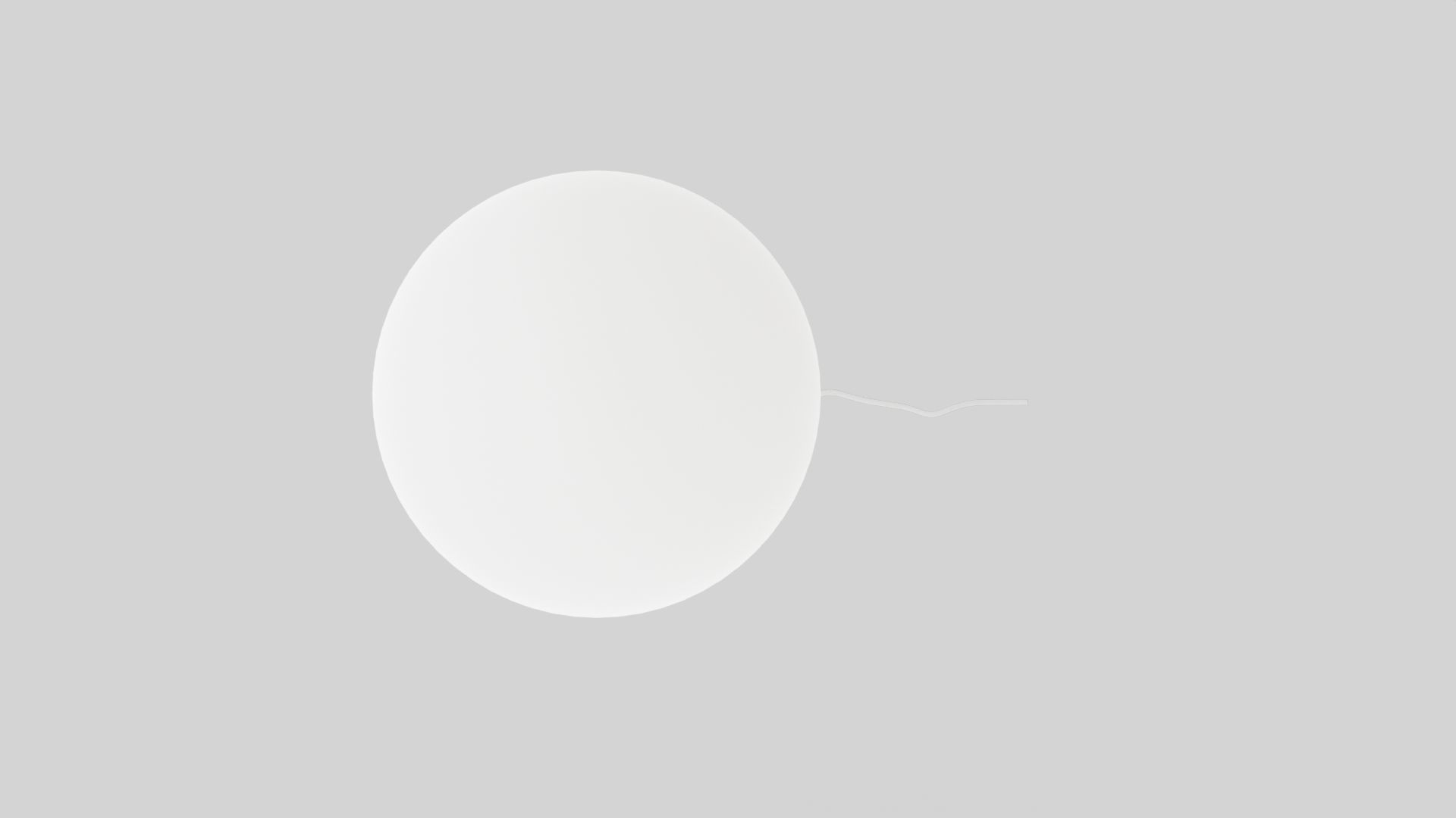 Floor Lamp Marble Low-poly 3D model_1