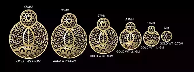 Turkish Kuwaiti dubai style Jali sets 002 3D print model