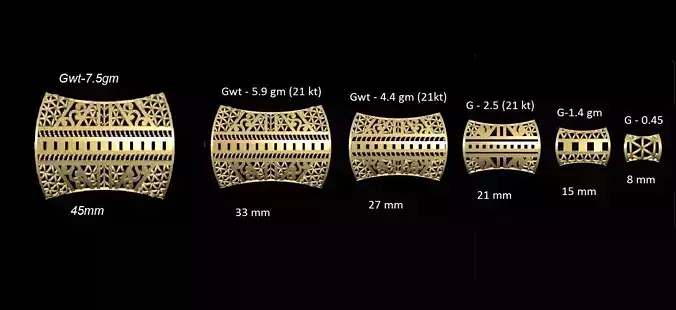Turkish Kuwaiti dubai style Jali sets 001 3D print model
