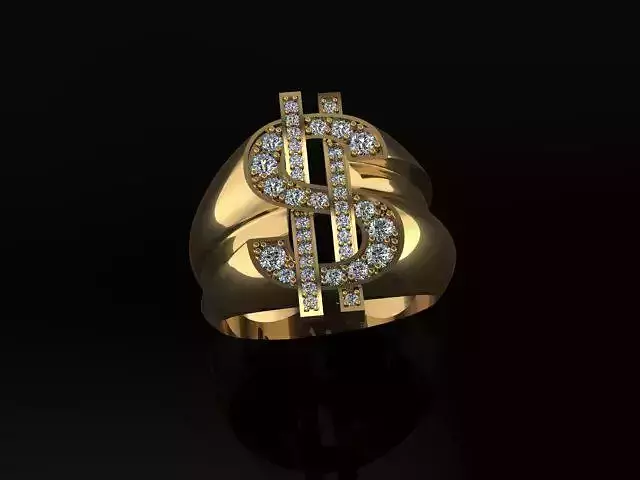 Dollar RIng 3D print model