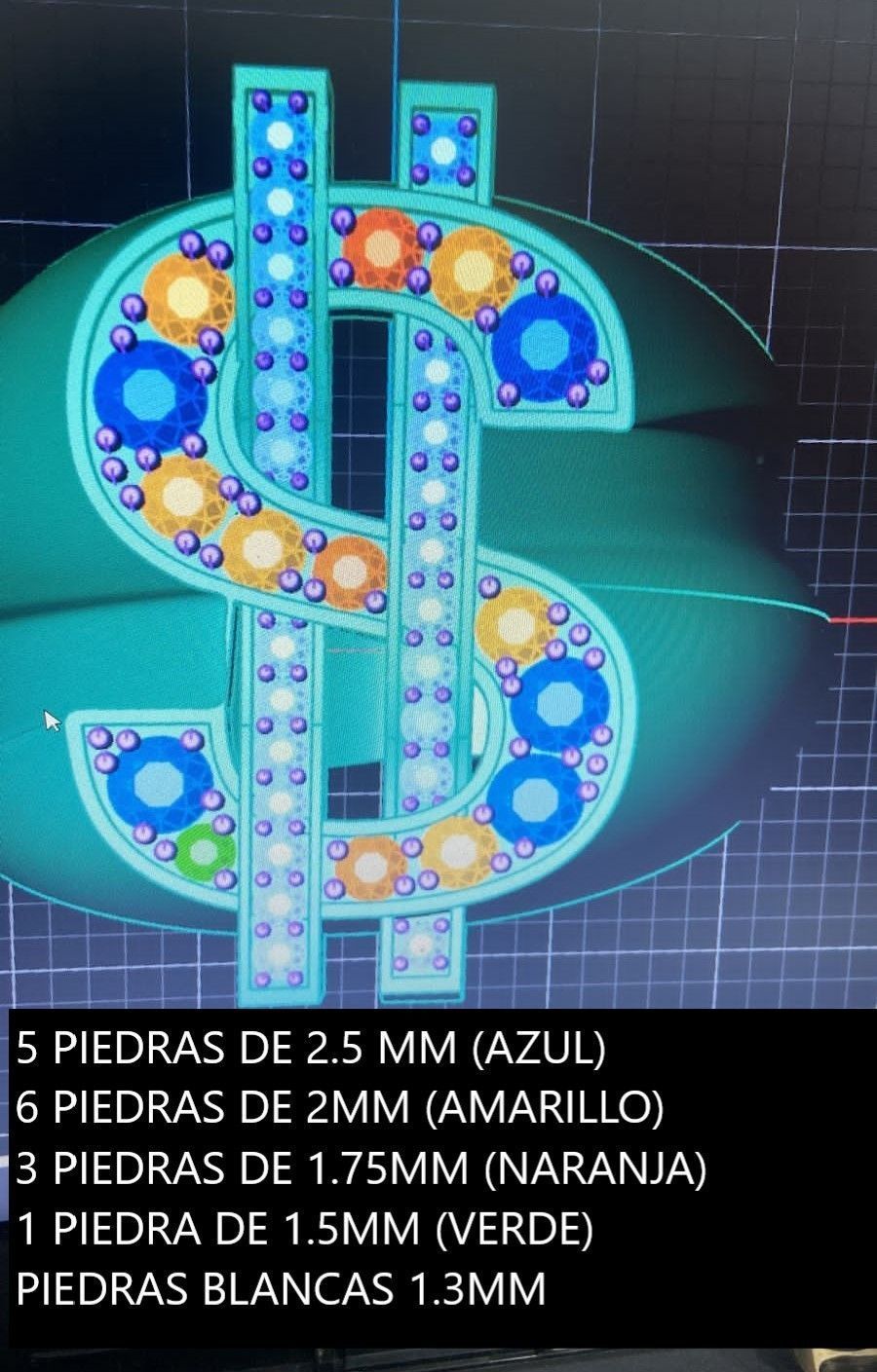 Dollar RIng 3D print model_4