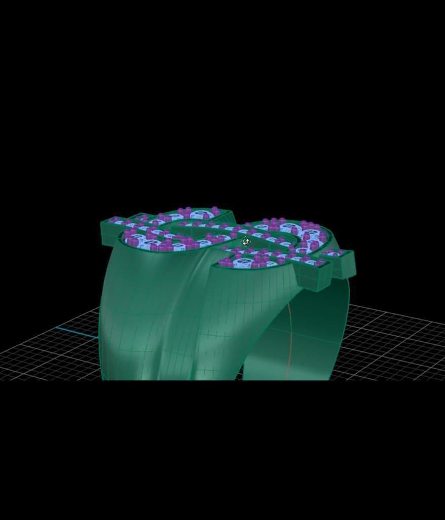 Dollar RIng 3D print model_2