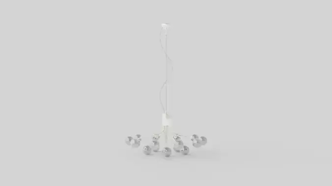 Galax Ceiling Lamp Chrome
