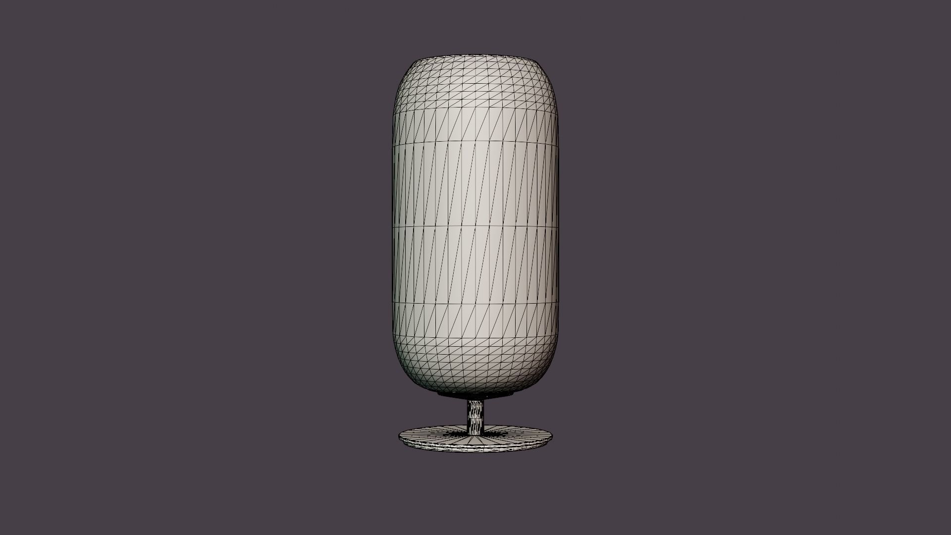 Gople Mini Table Lamp Low-poly 3D model_3