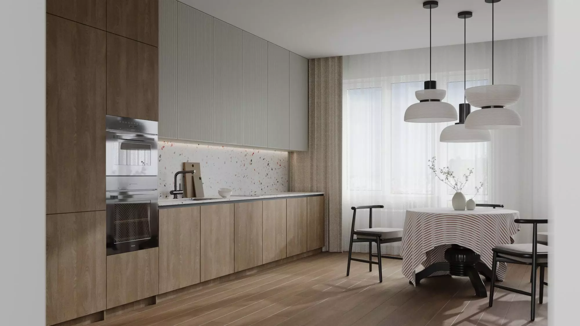 Kitchen Scene CORONA OBJ 2019 MAX 3D model_0