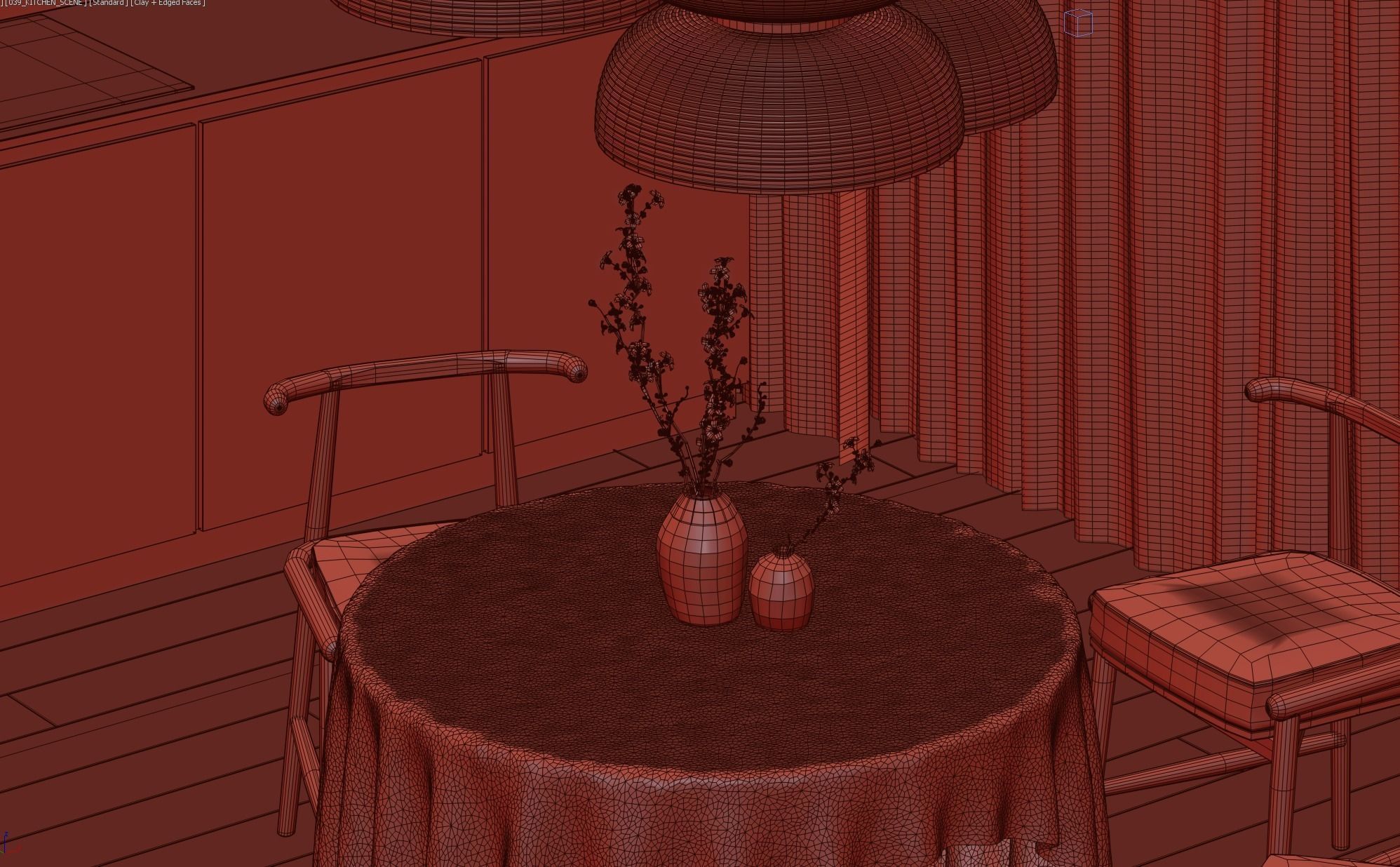 Kitchen Scene CORONA OBJ 2019 MAX 3D model_6