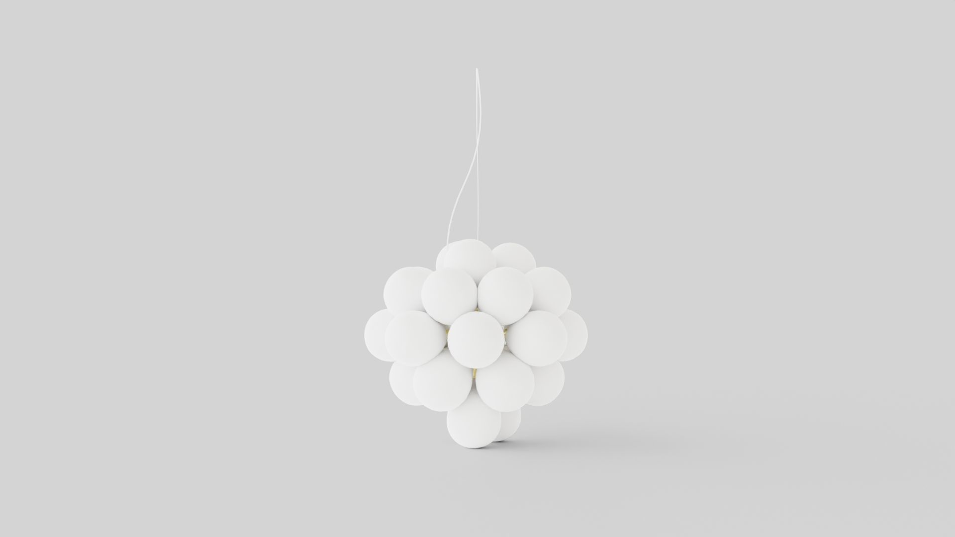 Gros Ceiling Lamp Low-poly 3D model_1