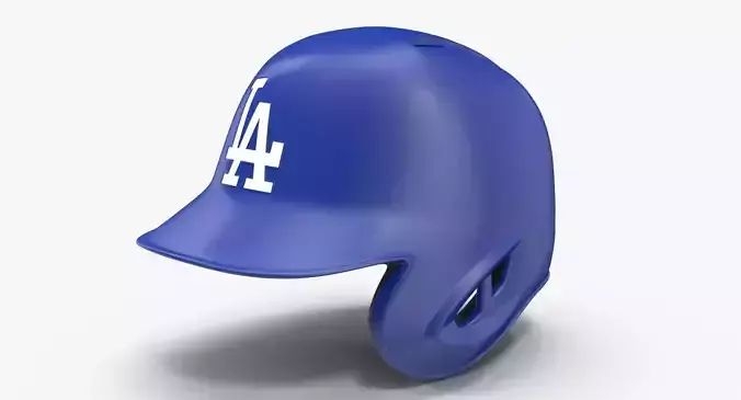 Baseball Helmet One Side LA Blue