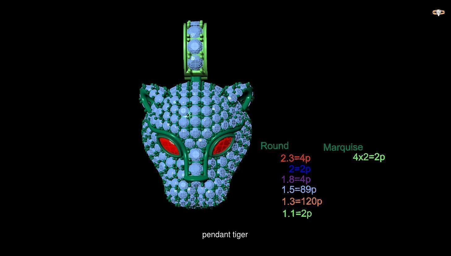 All models tiger 20 model 3D Model Collection_12