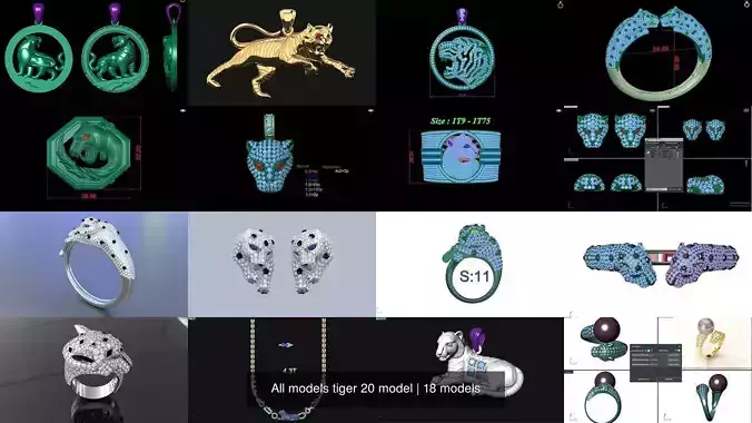 All models tiger 20 model